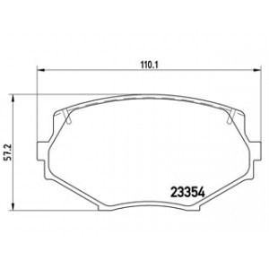S.pastiglie freno mazda