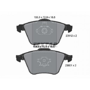 Kit pastiglie freno ant. volvo