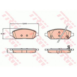 Pastiglie freno ant. opel karl