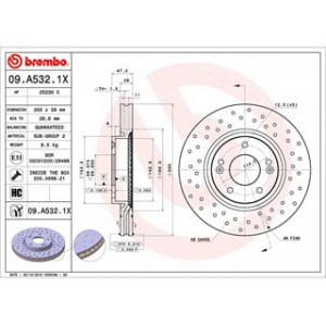 Disco freno xtra line forato
