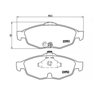 S.pastiglie freno chrysler