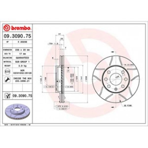 Disco freno max line intagliato
