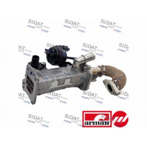 Radiatore, ricircolo gas scarico